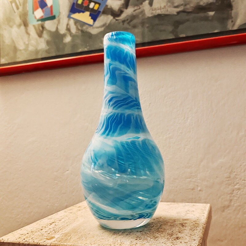 Vintage Stunning Vase in Murano Glass by Maestri Vetrai -1960s.