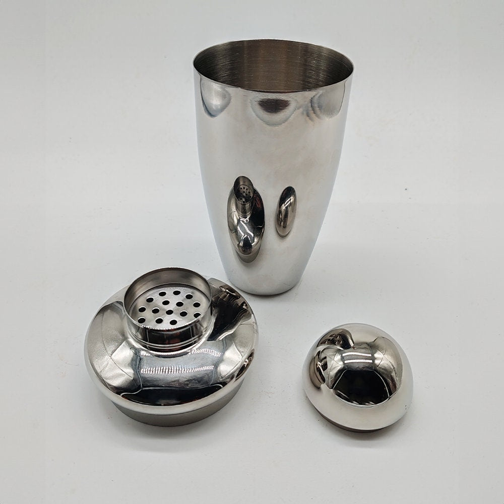 Vintage Space Age Cocktail Shaker in Stainless Steel - 1970s.