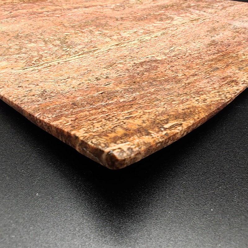 Wonderful Vintage Tray or Empty Pocket in Travertine. Made in Italy -1970s