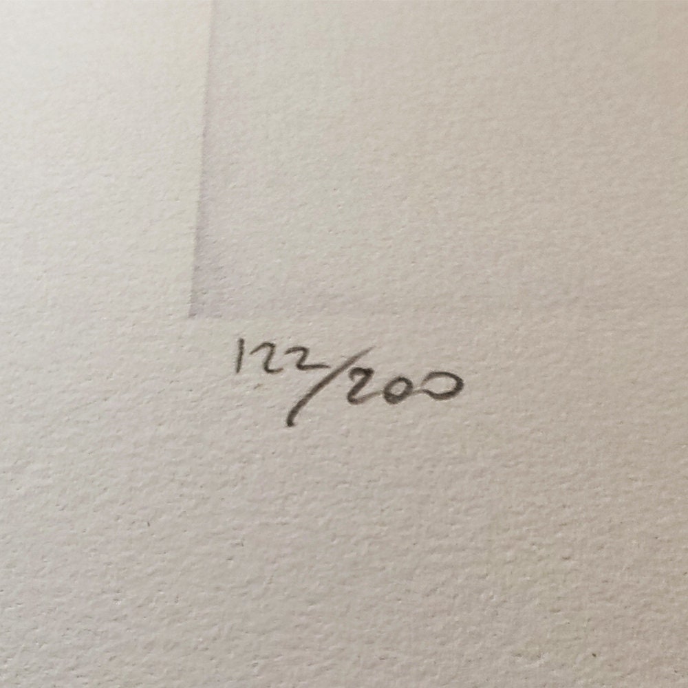 1970s Piet Mondrian Limited Edition Lithograph Numbered in Pencil.