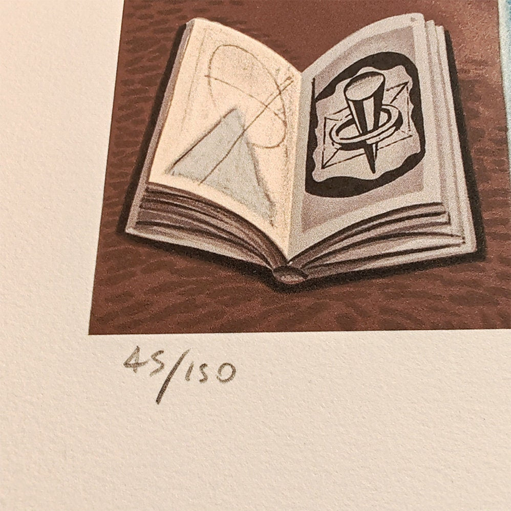 1970s Man Ray Limited Edition Lithograph. Author's signature and numbered in Pencil.