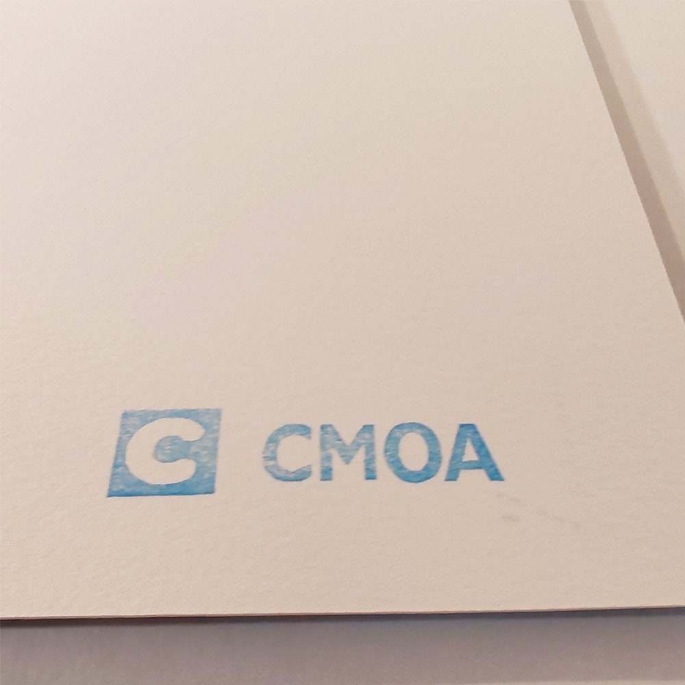 1980s Andy Warhol "The Moon" Limited  Edition Lithograph by CMOA Numbered in Pencil.