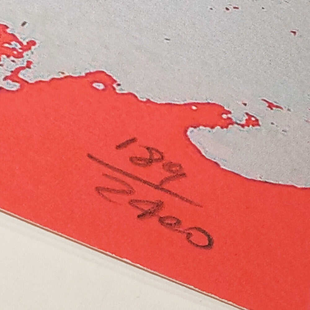 1980S Andy Warhol "Apple - Macintosh" Limited Edition Lithograph by CMOA. Numbered in Pencil.