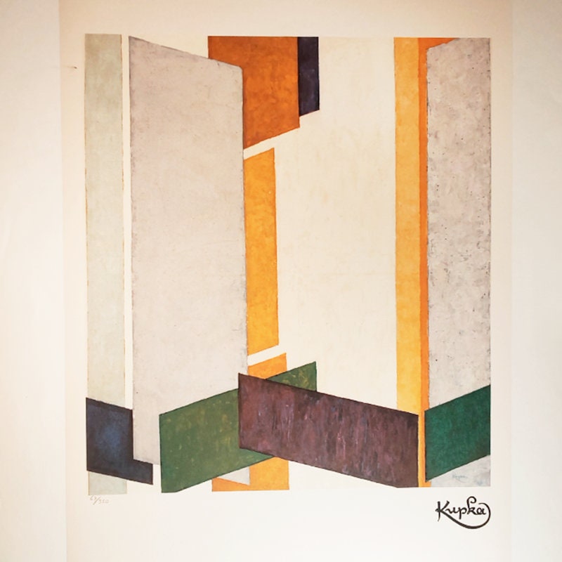 1970S Frank Kupka Limited Series Lithograph.