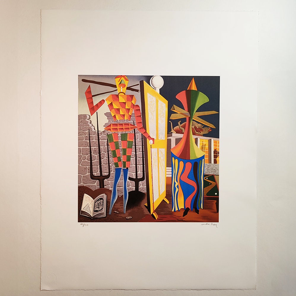 1970s Man Ray Limited Edition Lithograph. Author's signature and numbered in Pencil.