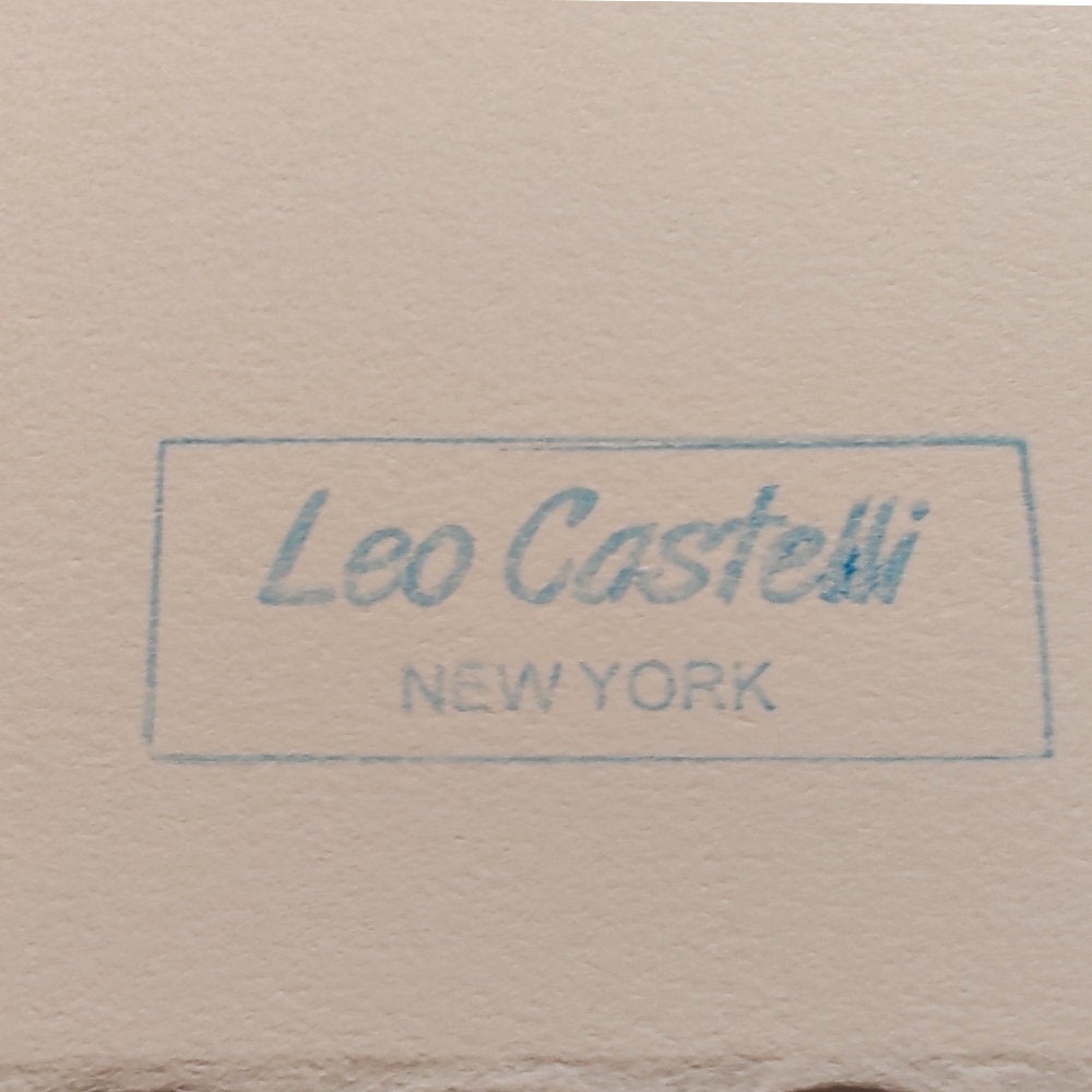 1980s Andy Warhol "The Dollar" Limited Series Lithograph by Leo Castelli New York. Numbered in Pencil.