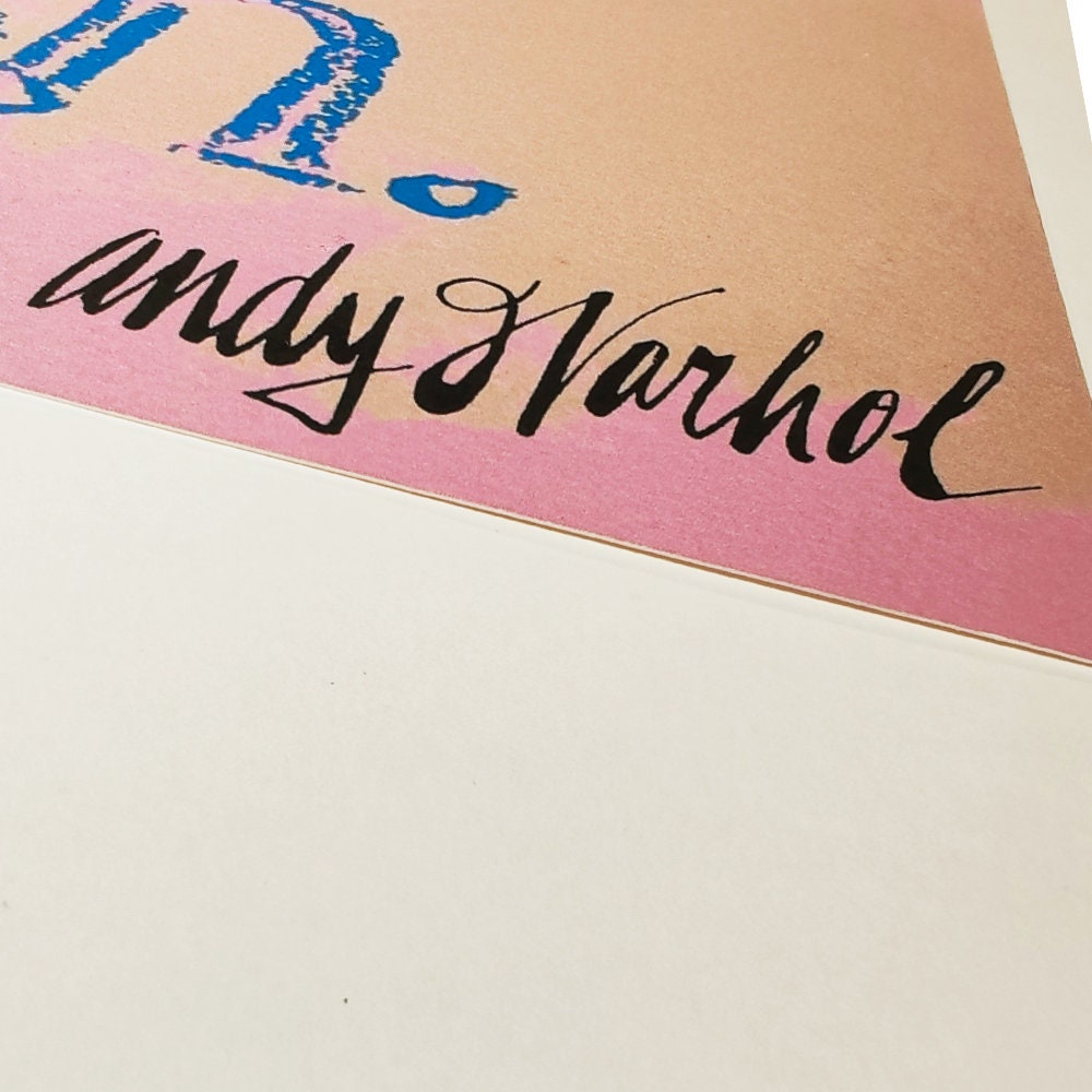 1980s Andy Warhol "Apple - Macintosh" Limited Edition Lithograph by CMOA Numbered in Pencil.