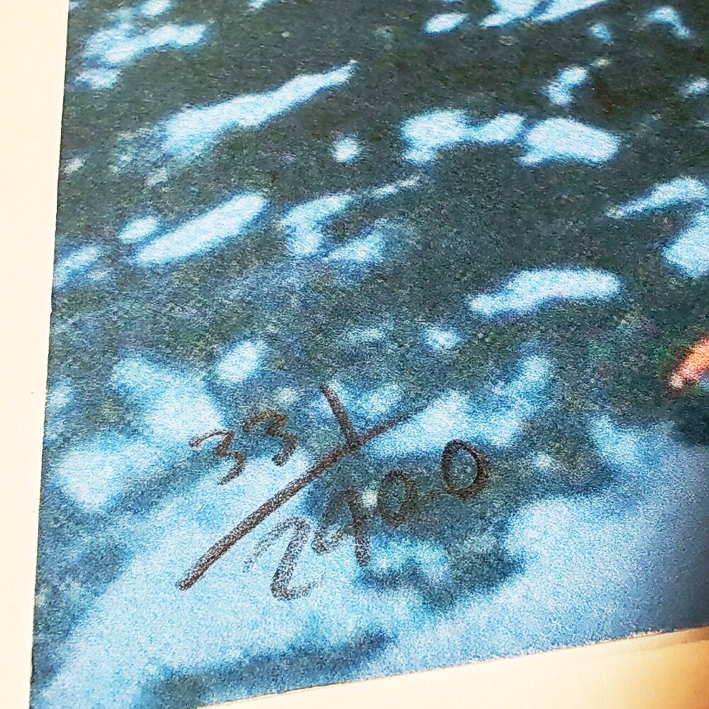 1980s Andy Warhol "The Moon" Limited  Edition Lithograph by CMOA Numbered in Pencil.