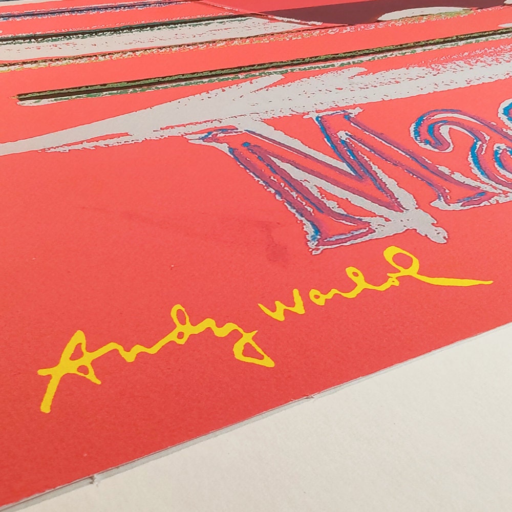 1980S Andy Warhol "Apple - Macintosh" Limited Edition Lithograph by CMOA. Numbered in Pencil.