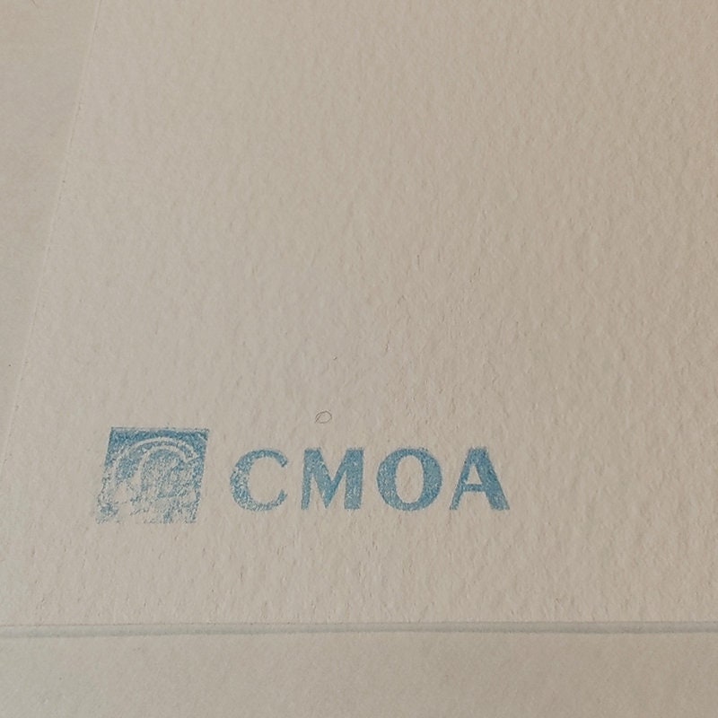 1980s Andy Warhol Limited Numbered Edition Lithograph by CMOA - Carnegie Museum of Art - Pittsburgh. Numbered in Pencil.