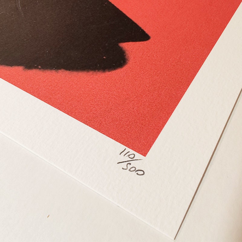 1980s Andy Warhol Limited Numbered Edition Lithograph by CMOA - Carnegie Museum of Art - Pittsburgh. Numbered in Pencil.