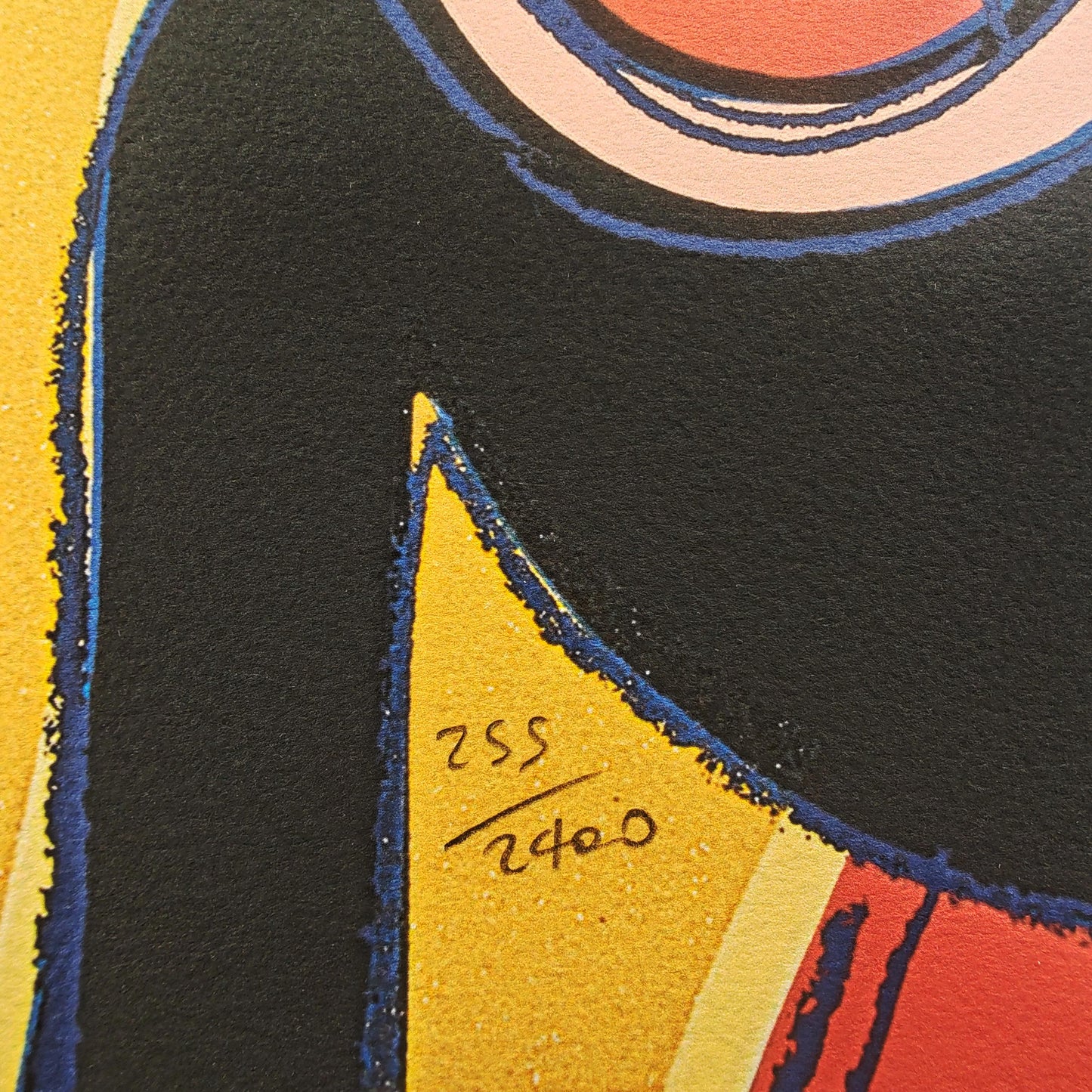 1980S Andy Warhol "Mickey Mouse" Limited Edition Lithograph by CMOA - Carnegie Museum of Art - Pittsburgh. Numbered in Pencil.