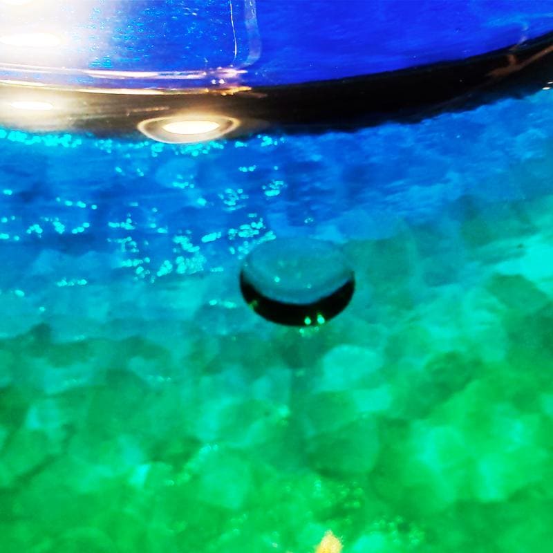 1970s Amazing Wall Clock in Murano Glass by Ca' dei Vetrai. Made in Italy.