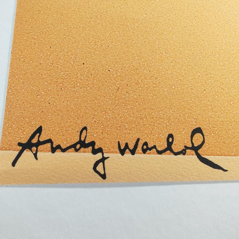 1980S Andy Warhol "Mickey Mouse" Limited Edition Lithograph by CMOA - Carnegie Museum of Art - Pittsburgh. Numbered in Pencil.