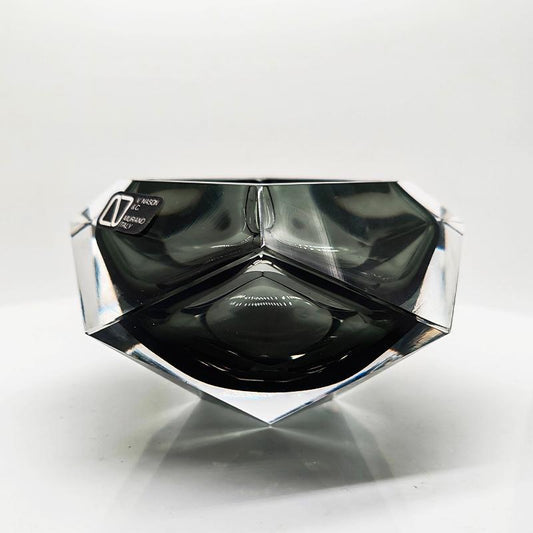 1960s Stunning Big Ashtray or Catch-all in Murano Glass by Nason.  Made in Italy.