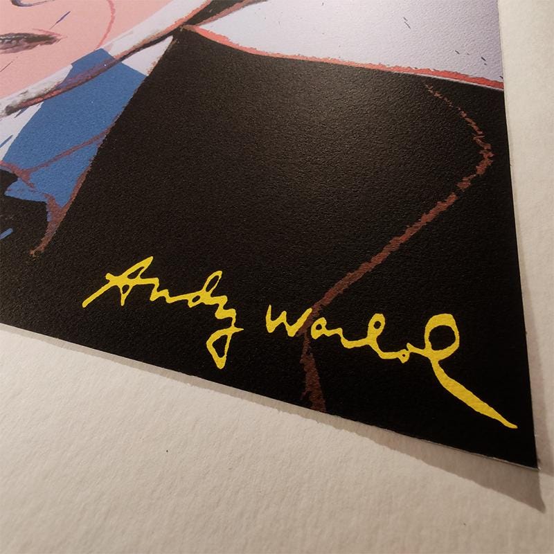 1980s Andy Warhol " Uncle Sam " Limited Edition Lithograph by CMOA - Carnegie Museum of Art - Pittsburgh - Numbered in Pencil