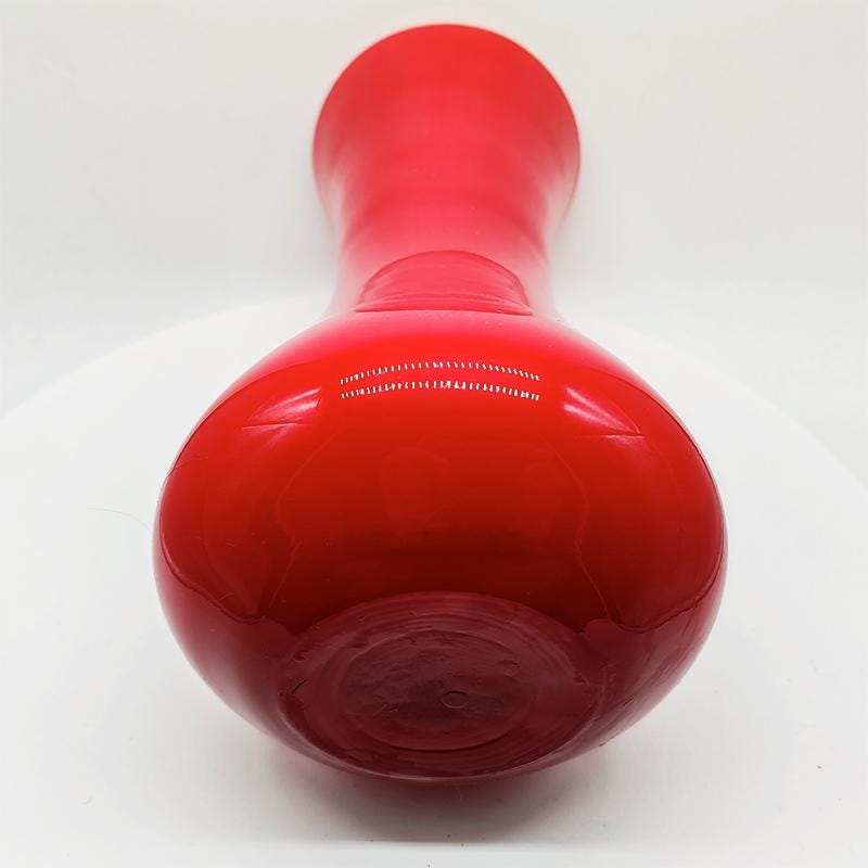 1970s Big Handcrafted Vase in Murano Glass - Made in Italy.