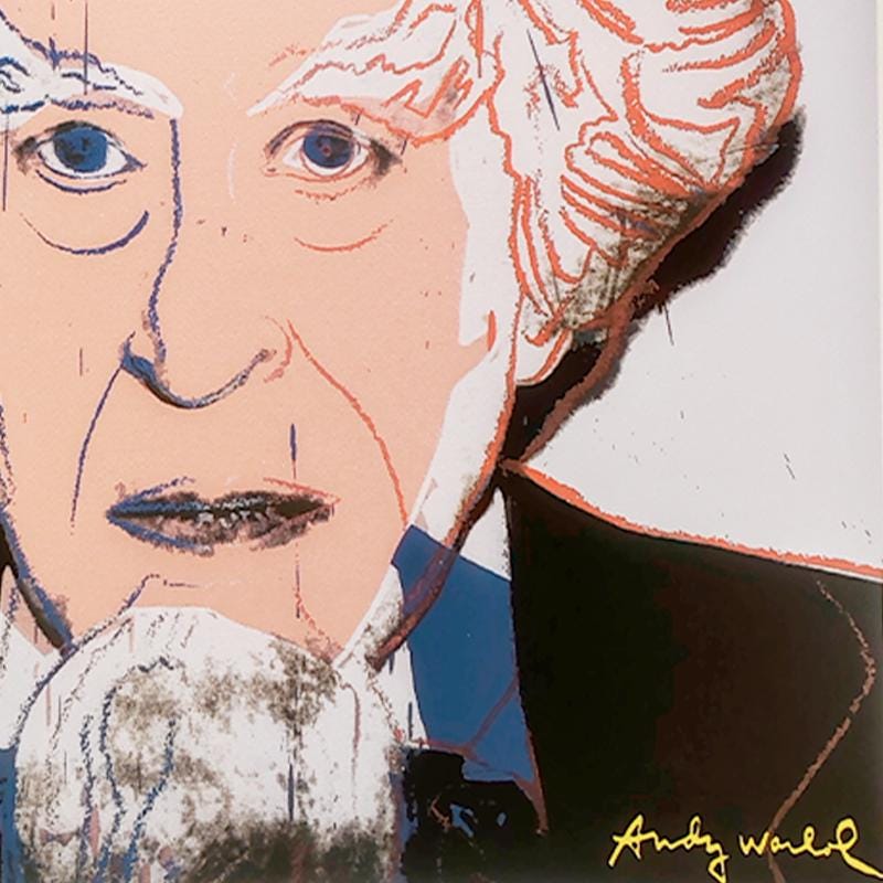 1980s Andy Warhol " Uncle Sam " Limited Edition Lithograph by CMOA - Carnegie Museum of Art - Pittsburgh - Numbered in Pencil