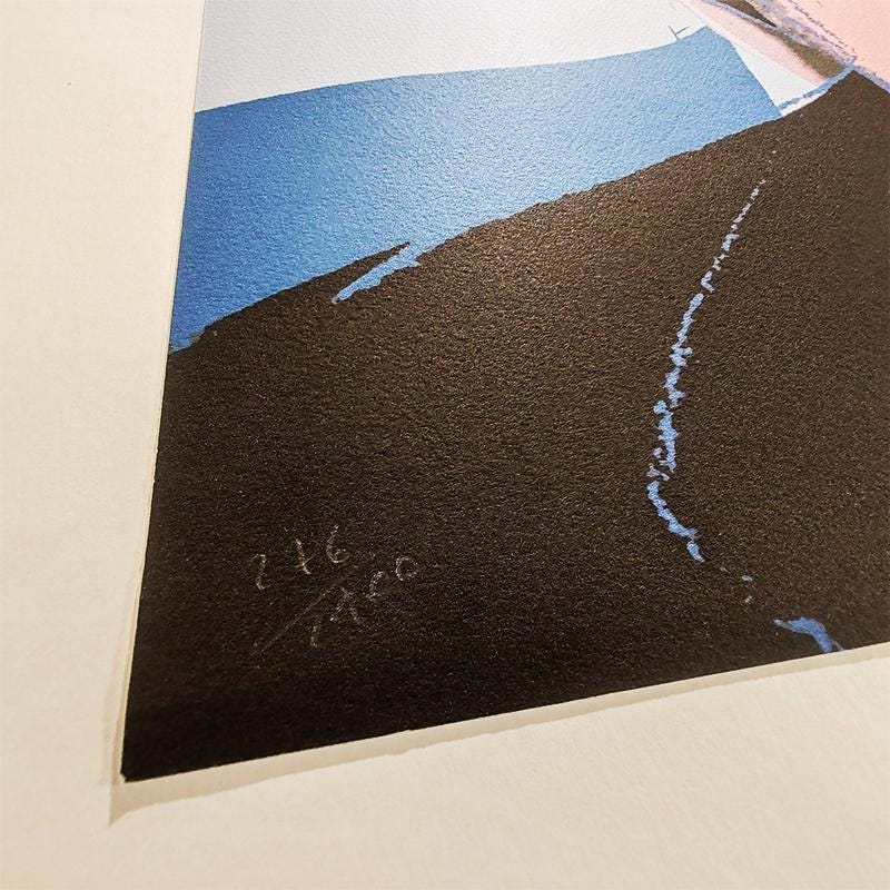 1980s Andy Warhol " Uncle Sam " Limited Edition Lithograph by CMOA - Carnegie Museum of Art - Pittsburgh - Numbered in Pencil