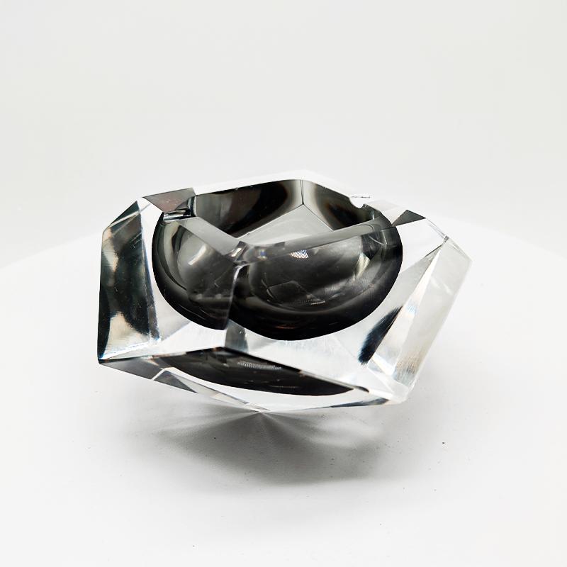 Vintage Big Ashtray or Catch-all in Murano Glass by Flavio Poli for Seguso -1960