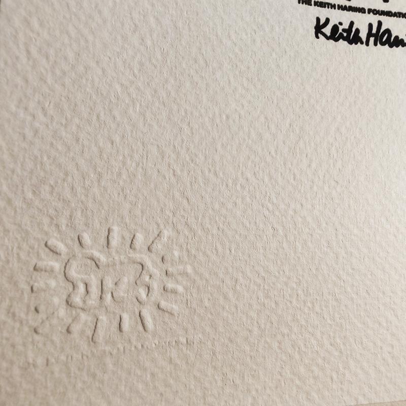 1990s  Keith Haring Limited Edition Lithograph -  Numbered in Pencil