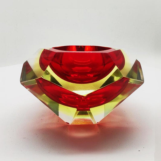1960s Ashtray or Catch-all in Murano Glass by Flavio Poli for Seguso. Made in Italy.