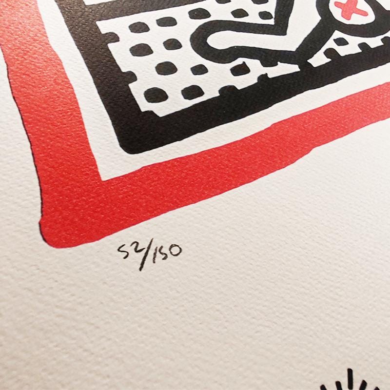 1990s Keith Haring Limited Edition Lithograph - Numbered in Pencil