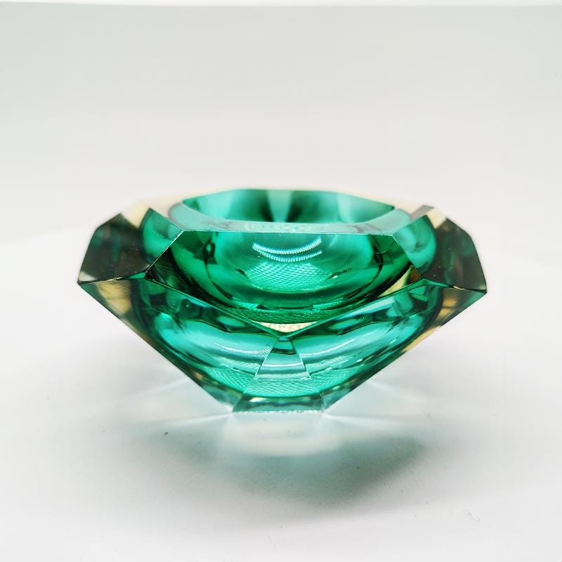 1960s Ashtray or Catch-all in Murano Glass by Flavio Poli for Seguso. Made in Italy.