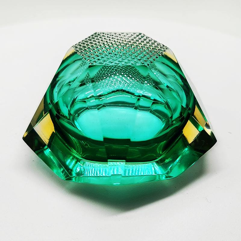 1960s Ashtray or Catch-all in Murano Glass by Flavio Poli for Seguso. Made in Italy.