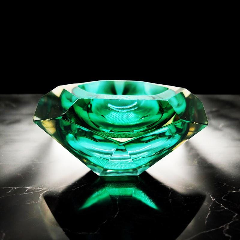 1960s Ashtray or Catch-all in Murano Glass by Flavio Poli for Seguso. Made in Italy.