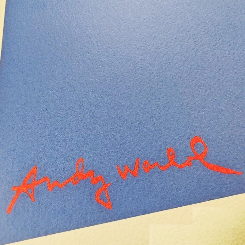 1980s Andy Warhol "Mickey Mouse"  Limited Edition Lithograph by CMOA.