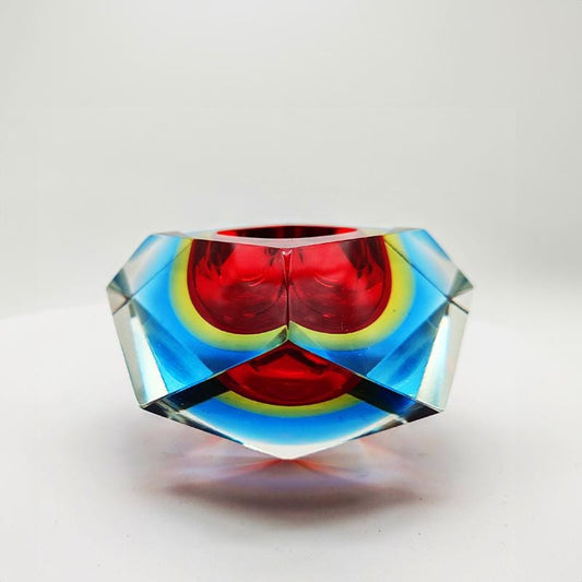 1960s Stunning Ashtray or Catch-all in Murano Glass by Flavio Poli for Seguso. Made in Italy