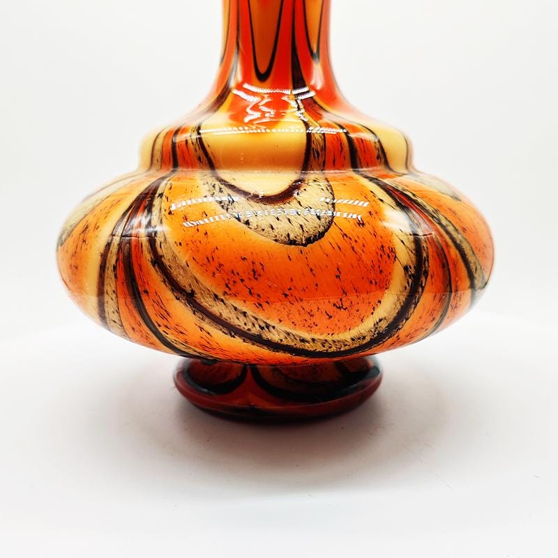1970s Jacketed Vase 36 cm h in Murano Glass by Carlo Moretti -  -  Made in Italy