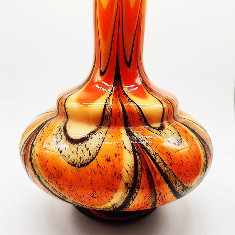 1970s Jacketed Vase 36 cm h in Murano Glass by Carlo Moretti -  -  Made in Italy