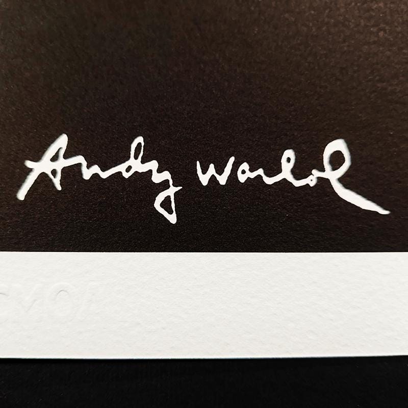 1980s Andy Warhol "EAGLE" Limited Edition Lithograph by CMOA.