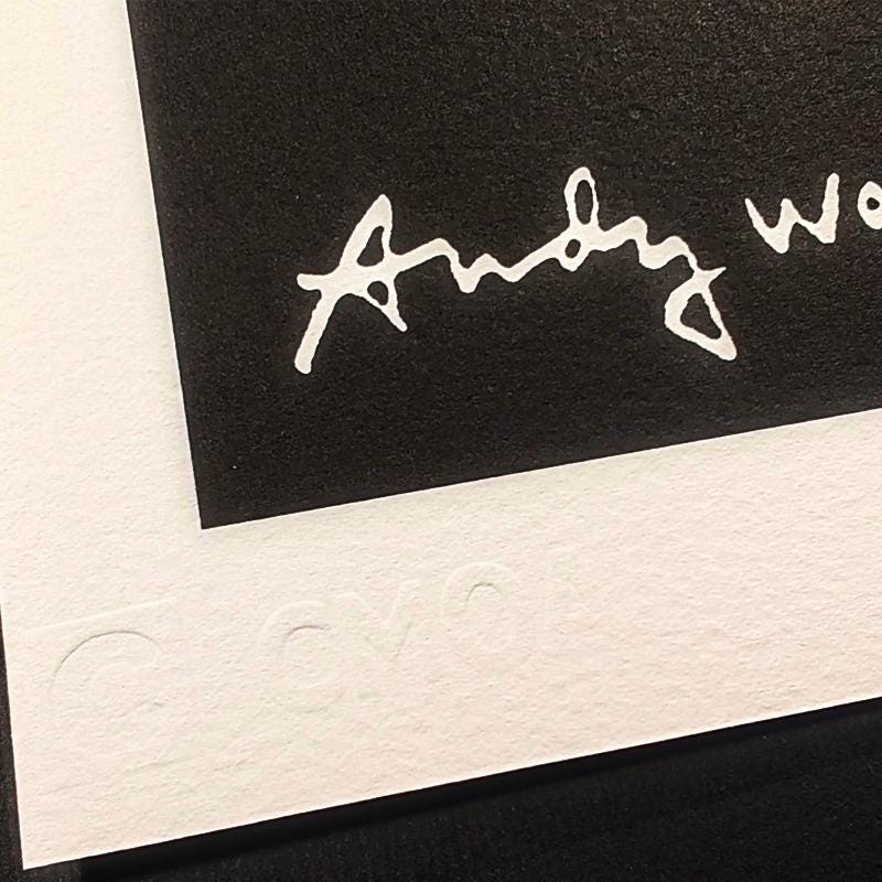 1980s Andy Warhol "EAGLE" Limited Edition Lithograph by CMOA.