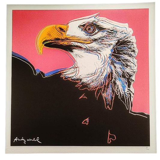 1980s Andy Warhol "EAGLE" Limited Edition Lithograph by CMOA.