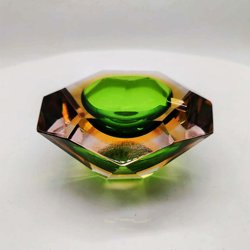 1960s Ashtray or Catch-all in Murano Glass by Flavio Poli for Seguso. Made in Italy.
