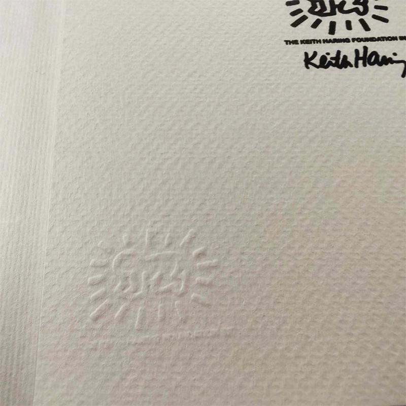 1990s Keith Haring Limited Edition Lithograph Numbered in Pencil.