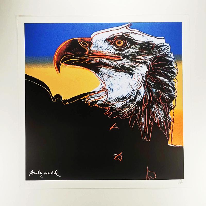 1980s Andy Warhol "EAGLE" Classic - Limited Edition Lithograph by CMOA.