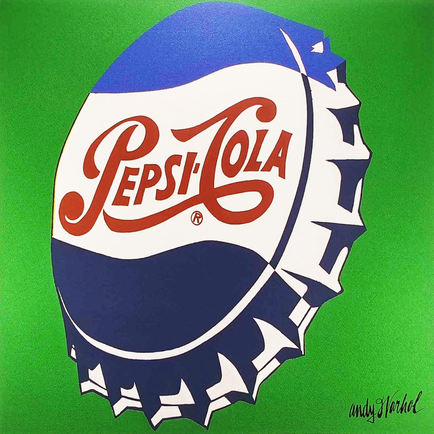 1980s Andy Warhol "PepsiCola" Limited Edition Lithograph by CMOA.
