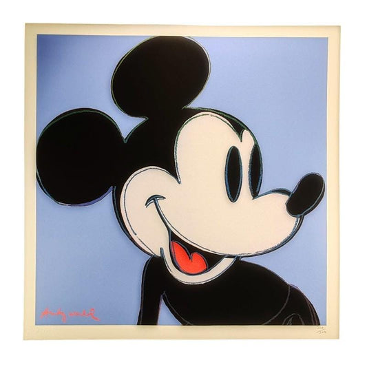 1980s Andy Warhol "Mickey Mouse"  Limited Edition Lithograph by CMOA.
