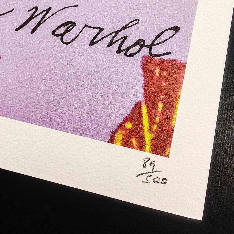 1980s Andy Warhol "Flowers" Limited Edition Lithograph by CMOA.