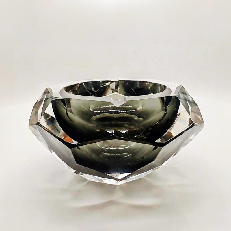 1960S Ashtray or Catch-all in Murano Glass by Flavio Poli for Seguso. Made in Italy.