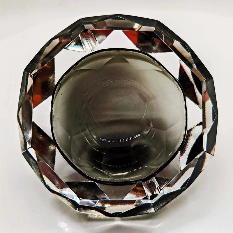 1960S Ashtray or Catch-all in Murano Glass by Flavio Poli for Seguso. Made in Italy.
