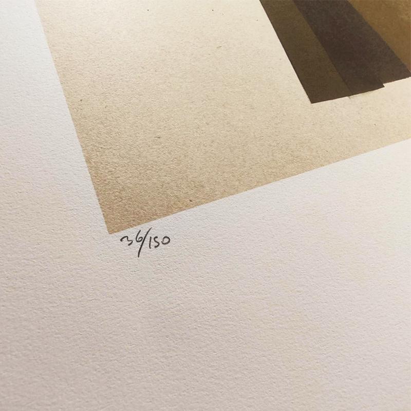 1970s Man Ray Limited Edition Lithograph.  Author's signature and Numbered  in Pencil.