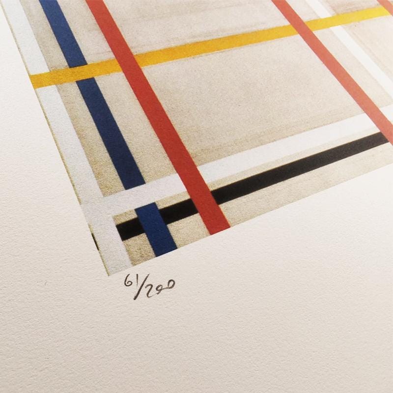 1970s Piet Mondrian Limited Edition Lithograph Numbered in Pencil.