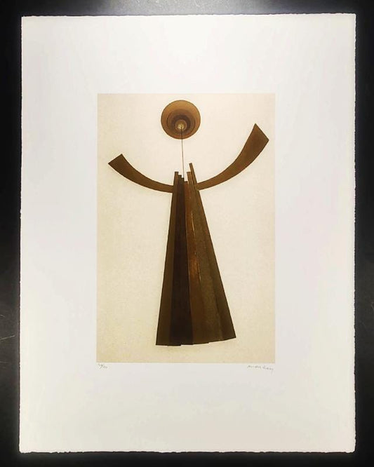 1970s Man Ray Limited Edition Lithograph.  Author's signature and Numbered  in Pencil.