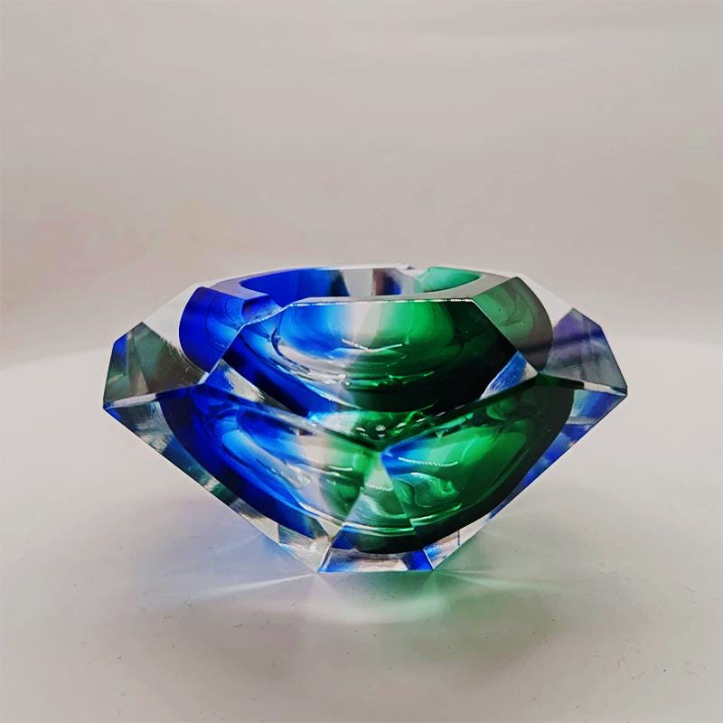 1960s Rare Ashtray or Catch-all in Murano Glass by Flavio Poli for Seguso.