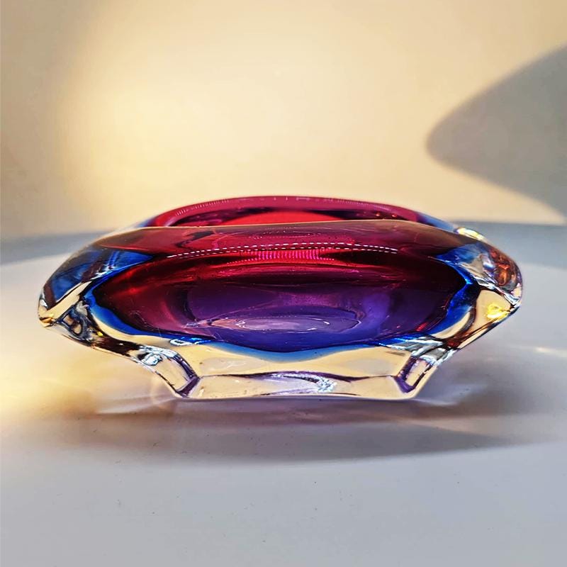 1960s  Ashtray or Catch-all in Murano Glass. Made in Italy.